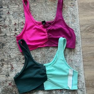 Two Toned Cropped Top